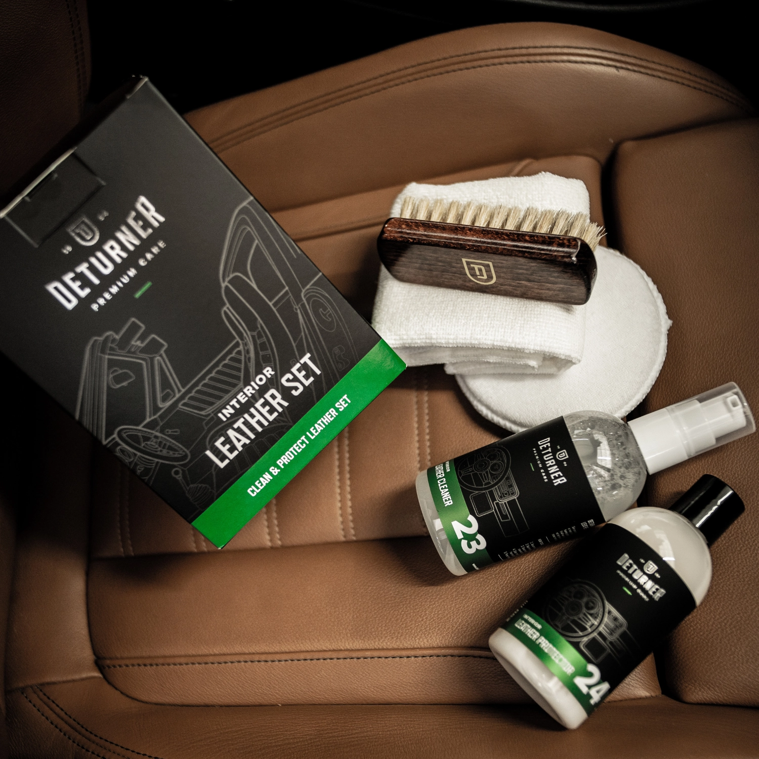 Deturner Leather Set – Kit Complet Curatare si Protectie Piele Auto [2]