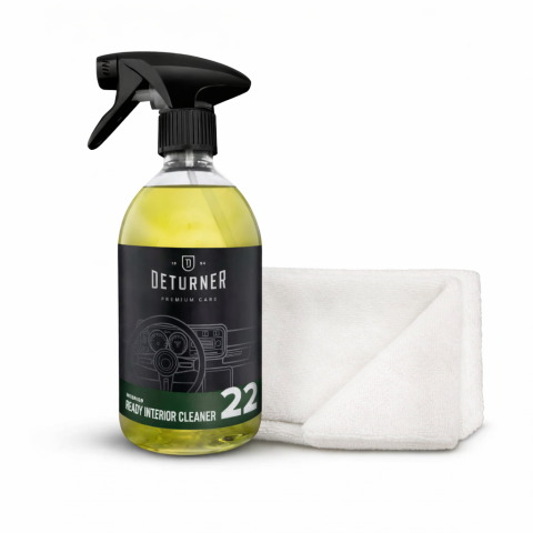 Solutii Curatare Interior - Deturner Ready Interior Cleaner 500 ml + White Microfiber - Set Curatare Interior Auto