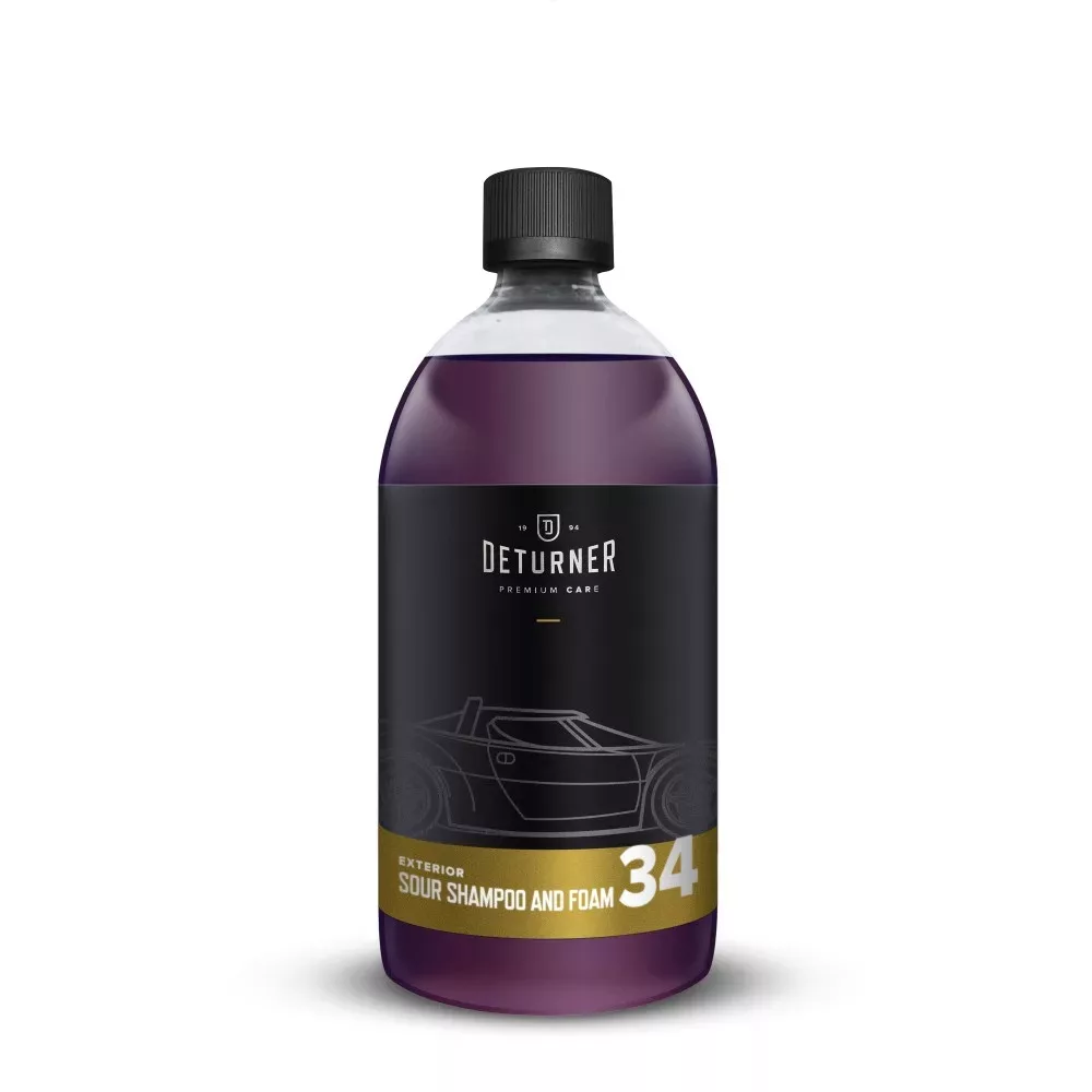 Pre-spalare si Spuma Auto - Deturner Sour Shampoo and Foam 500 ml – Șampon și Spumă Activă Acidă