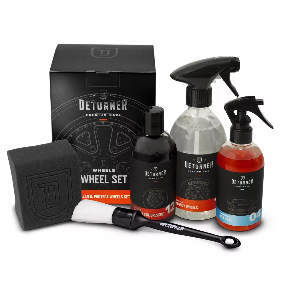 Deturner Wheel Set – Kit Complet Curățare și Protecție Jante și Anvelope