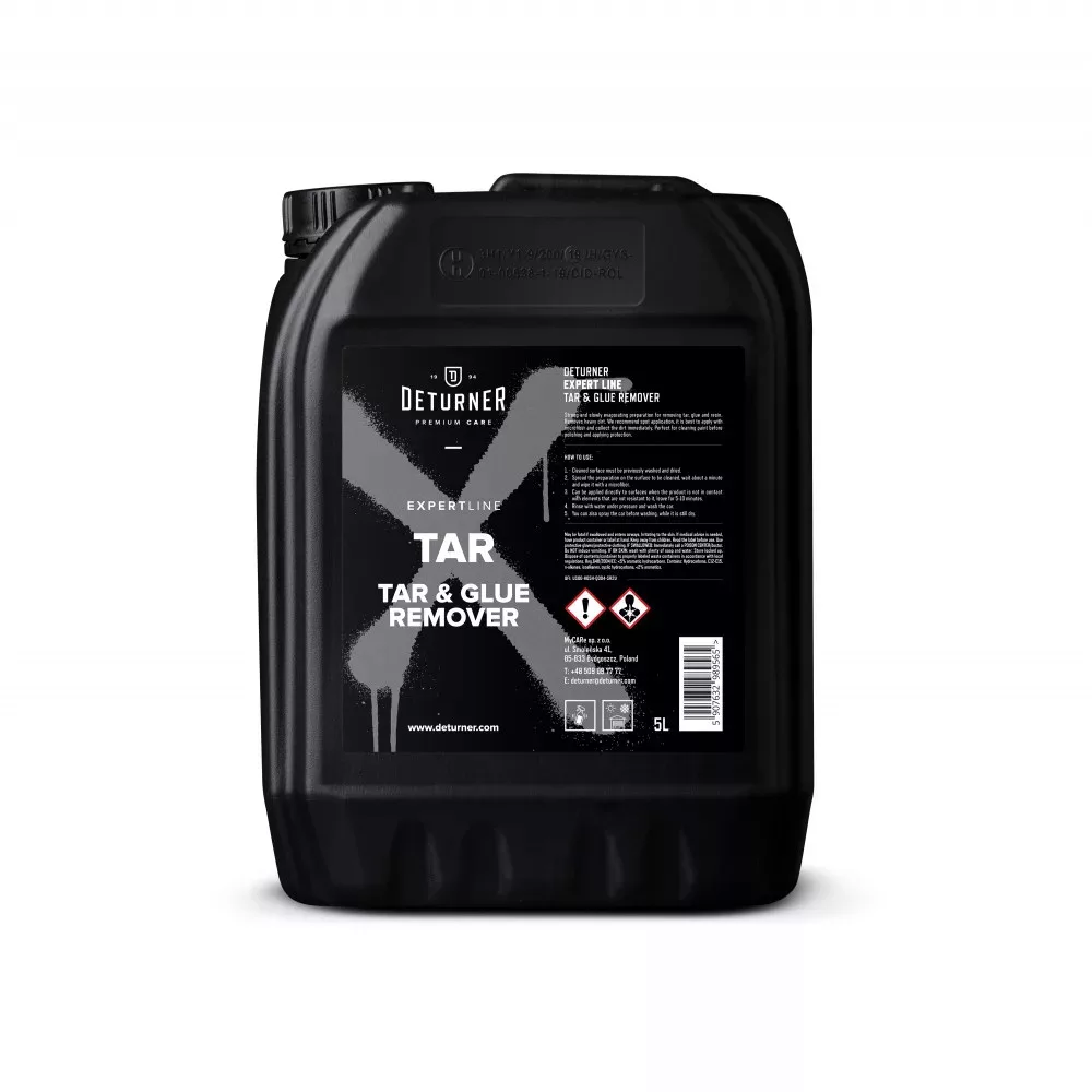 Suprafete Plastic Exterior - Deturner Xpert Line Tar and Glue Remover – Soluție Profesională Decontaminare Gudron 500 ml