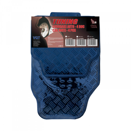 Evomark covorașe auto tuning, 4 buc. negre [0]