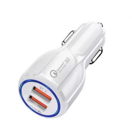 Incarcator Auto cu 2 Porturi USB, QC 3.0, Dual charge G-C21, Universal [2]