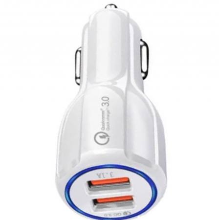 Incarcator Auto cu 2 Porturi USB, QC 3.0, Dual charge G-C21, Universal [1]