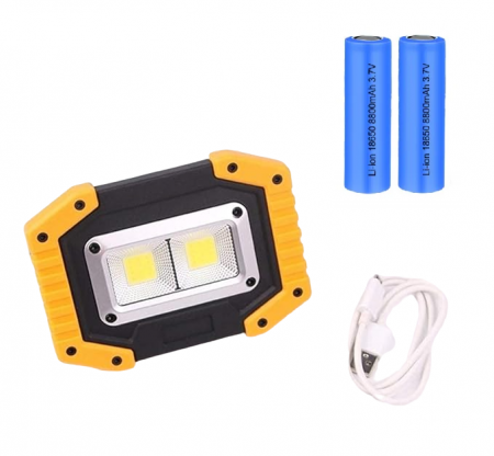 Instrumente si Echipamente - Lampa de lucru  multifunctionala portabila  HUOVA® , 3 moduri de iluminare cu aumulatori