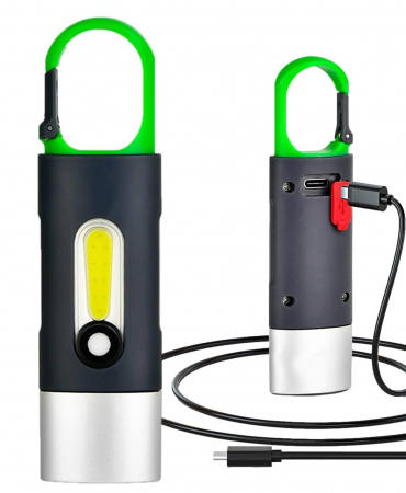 Lanterna cu breloc HUOVA®, reincarcabila, cu 4 moduri de iluminare [3]