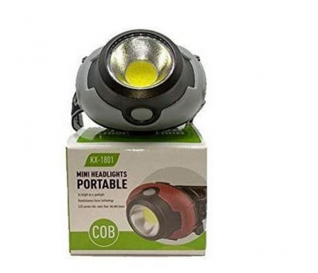 Becuri si lumini auto - Lanterna frontala cu baterii KX-1801, COB 3W