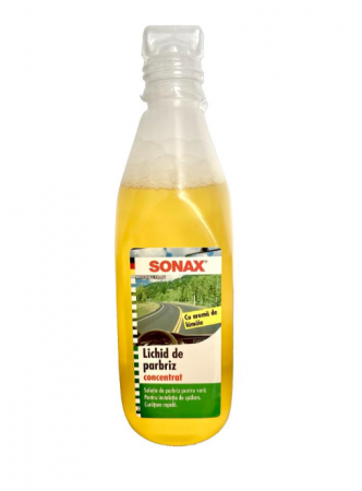 Cosmetica Auto - Lichid de Parbriz Concentrat 1:10 , Parfum de Lamaie, 250 ml