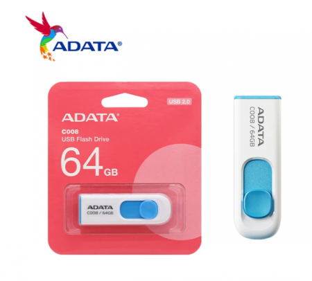 Electrice si Electronice Auto - Memorie Usb Adata C008, Retractabil, 32Gb, Usb 2.0