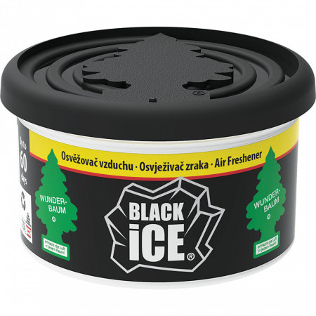 Odorizante auto tip conserva - Wunder baum Fiber Can Black Ice