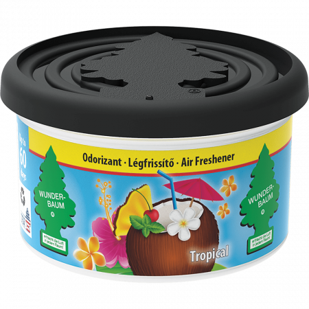 Odorizante auto tip conserva - Wunder baum Fiber Can Tropical