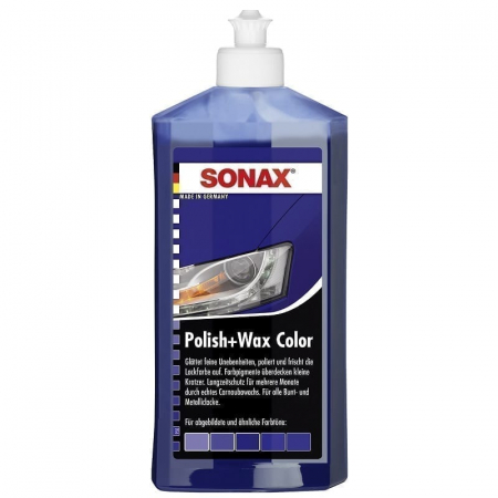Solutii polish auto - Polish cu Ceara Sonax NanoPro, Albastru, 250ml