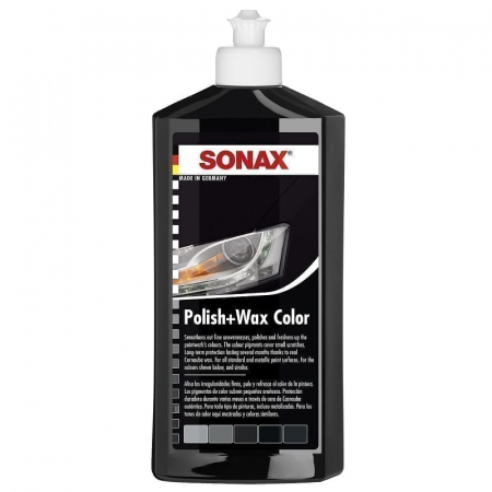 Solutii polish auto - Polish cu Ceara Sonax NanoPro, Negru, 250ml