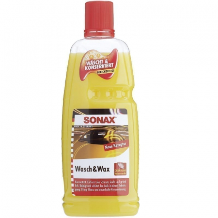 Spuma si detergenti auto - Sampon auto cu ceara Sonax Wasch & Wax , 1000ml