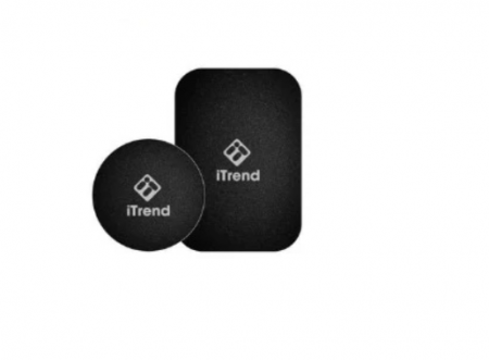 Accesorii auto universale - Set 2 Placute Metal iTrend  Pentru Suport Telefon Magnet