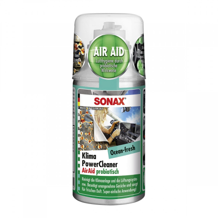 Solutii Curatare - Odorizant Auto Sonax Klima Power Cleaner Ocean Fresh, 100ml