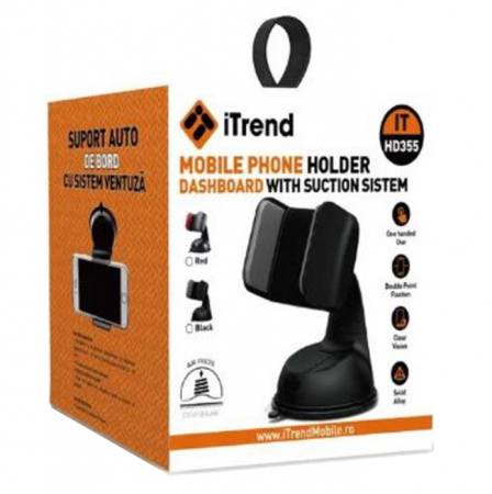 Suport cu Ventuza, Rotativ 360, Fixare pe Bord [0]