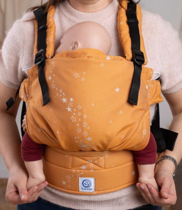 Baby ajustabil Nido Dreaming Stars Ocru [2]