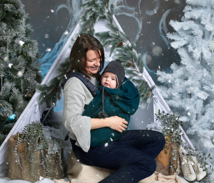 Protectie din lână fiarta verde inchis S4 [3]