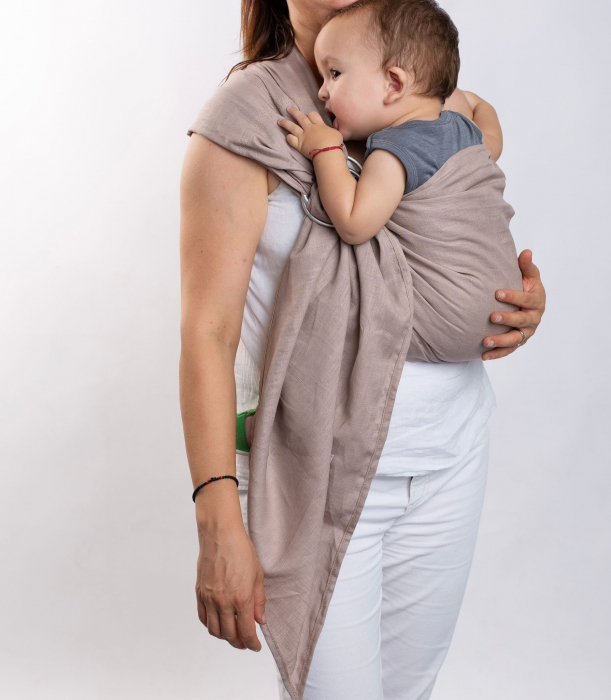 Sling cu inele din IN Organic light cream [2]