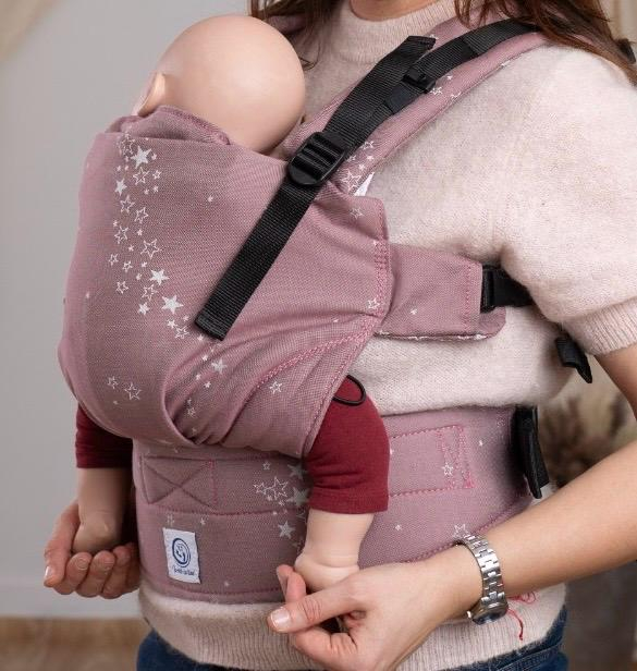 Baby ajustabil Nido Dreaming Stars Dusty Rose [2]