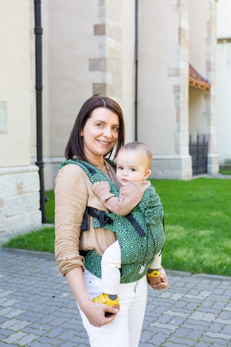 Ssc Mama baby ajustabil Flowers of life Green S4NG [3]