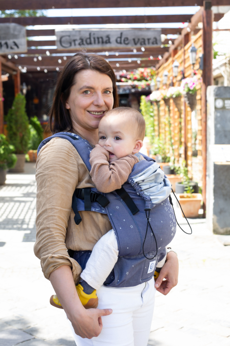 Ssc Mama baby ajustabil Dreaming Stars Blue S4NG [5]