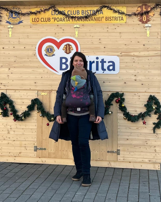 Ssc Mama baby ajustabil Fucsia Glow Butterfly wrap conversion S4NG [3]