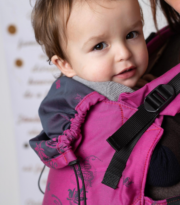 Ssc Mama baby ajustabil Fucsialicios Butterfly wrap conversion S4NG [4]