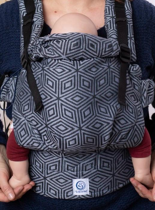 Baby ajustabil Nido Flowers of life Mauve [2]