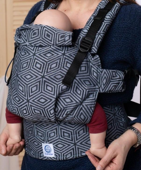 Baby ajustabil Nido Flowers of life Mauve [3]