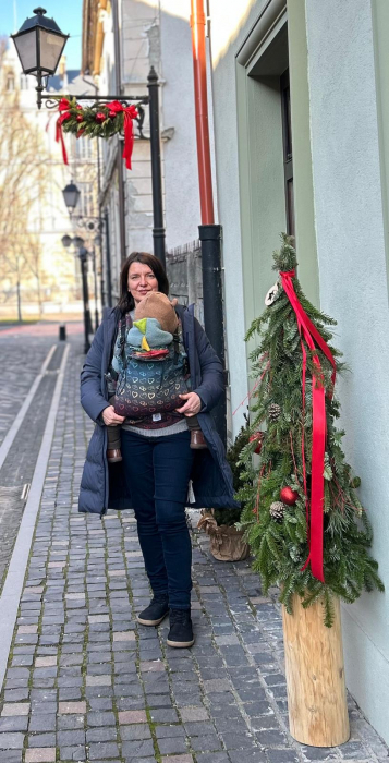 Ssc Mama baby ajustabil Rainbow Hearts wrap conversion S4NG [2]