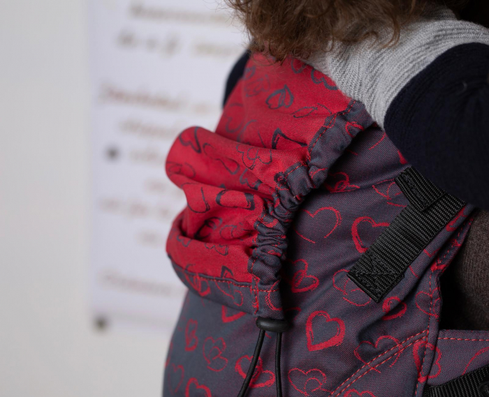 Ssc Mama baby ajustabil Red Glow Hearts wrap conversion S4NG [4]