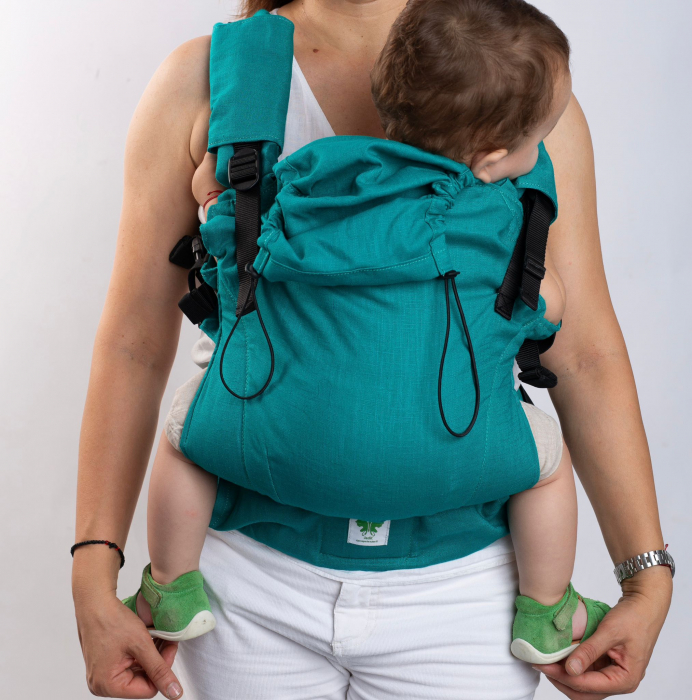 Ssc Mama baby ajustabil Warm Teal In organic S4NG [5]