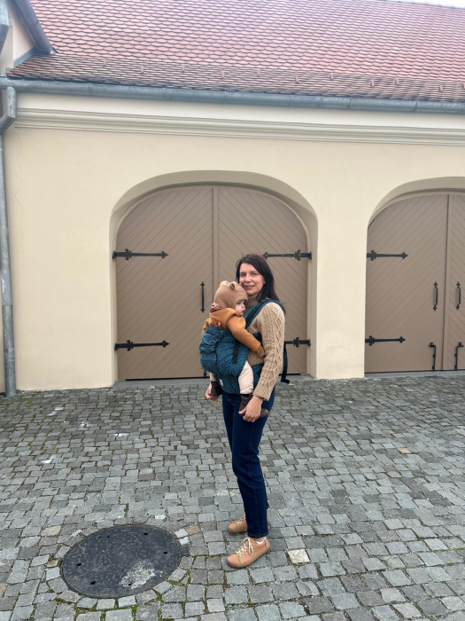 Ssc Mama preschooler ajustabil Flowers of life Blue wrap conversion S4NG [8]