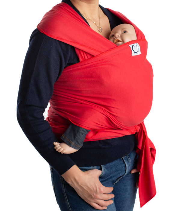 Wrap elastic interlock gri melange - sistem de purtare nou-nascut Ia-ma cu tine [7]