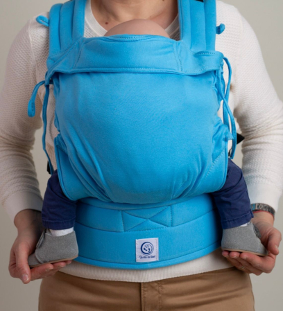 Baby - de la naștere și până la 90 cm înălțime - Bobocel Nido Blue Interlock