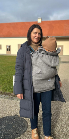 Protectie din lână fiarta Gri Melange S4 [3]