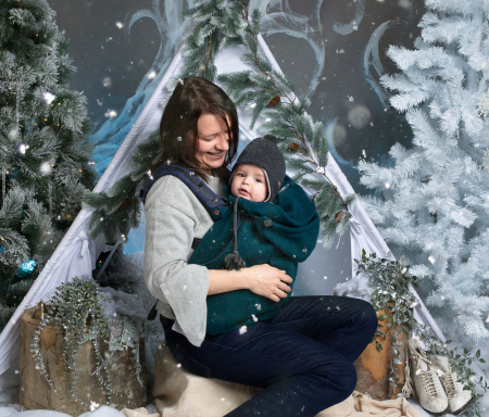 Protectie din lână fiarta verde inchis S4 [2]