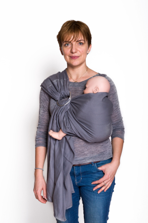 Sling cu inele wrap conversion Gri deschis