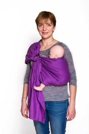 Sling cu inele wrap conversion Mov inchis