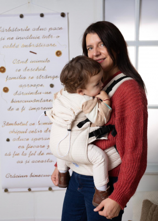 Ssc Mama baby ajustabil Cream Waffle S4NG [2]