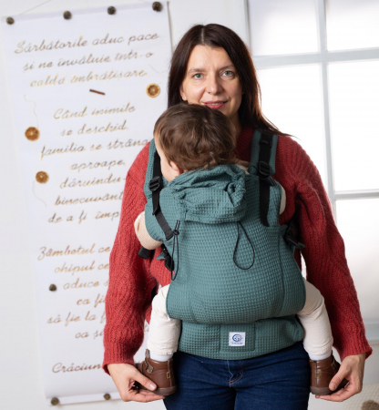 Ssc Mama baby ajustabil Green Waffle S4NG [0]