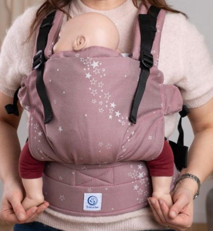 Mama baby ajustabil Nido (de la o luna de zile) - Baby ajustabil Nido Dreaming Stars Dusty Rose