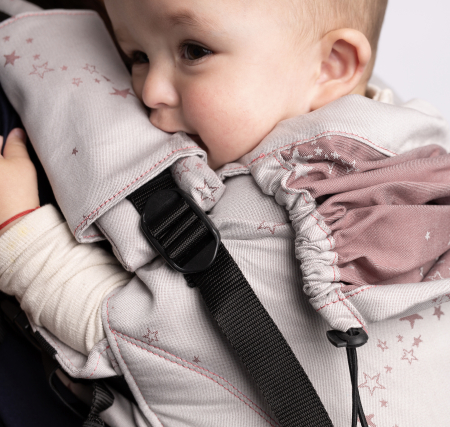 Mama baby ajustabil (de la o luna de zile) - Ssc Mama baby ajustabil Dreaming Stars Light Dusty Rose S4NG