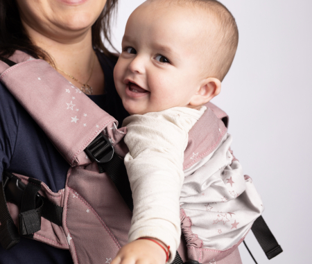 Mama baby ajustabil (de la o luna de zile) - Ssc Mama baby ajustabil Dreaming Stars Dusty Rose S4NG