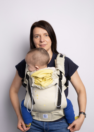 Mama baby ajustabil (de la o luna de zile) - Ssc Mama baby ajustabil Dreaming Stars Light Lemon S4NG