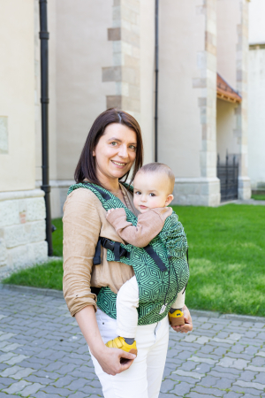 Ssc Mama baby ajustabil Flowers of life Green S4NG [2]