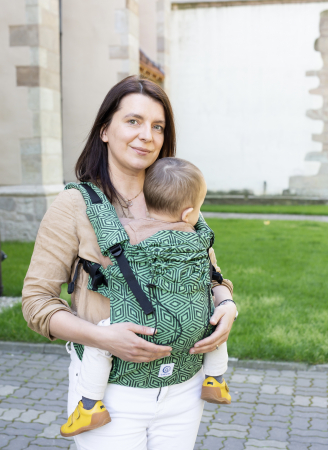 Ssc Mama baby ajustabil Flowers of life Green S4NG [0]