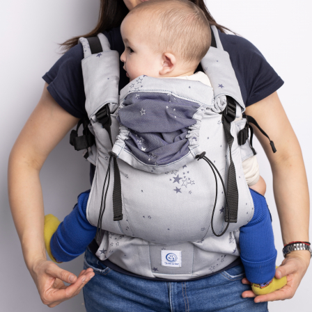 Ssc Mama baby ajustabil Dreaming Stars Light Blue S4NG [2]